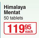 Himalaya Mentat-50 Tablets Each
