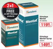 Himalaya Mentat-50 Tablets Each