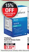 Vitaforce Nutri-B Stress Calm-30 Capsules