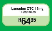 Lansoloc OTC 15mg-14 Capsules