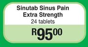 Sinutab Sinus Pain Extra Strength-24 Tablets