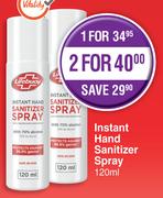 Lifebuoy Instant Hand Sanitizer Spray-120ml