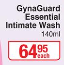 Gyna Guard Essential Intimate Wash-140ml Each