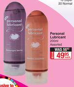 Personal Lubricant Assorted-200ml Each
