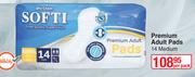 Softi Premium Adult Pads 14 Medium-Per Pack