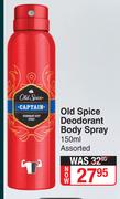 Old Spice Deodorant Body Spray Assorted-150ml