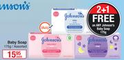 Johnson's Baby Soap Assorted-175g Each