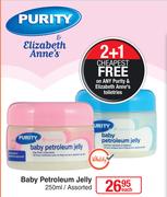 Purity & Elizabeth Anne's Baby Petroleum Jelly Assorted-250ml Each