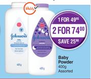 Johnson's Baby Powder Assorted-400g