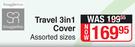SnuggleRoo Travel 3 In 1 Cover (Assorted Sizes)