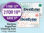 Dentyne Sugarfree Chewing Gum Assorted-For 1 x 14.5g