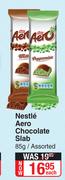 Nestle Aero Chocolate Slab Assorted-85g Each