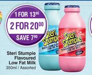 Steri Stumpie Flavoured Low Fat Milk Assorted-For 1 x 350ml