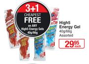 High5 Energy Gel Assoted-40g/66g Each
