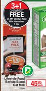 Lifestyle Food Barista Blend Oat Milk-1Ltr Each