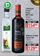 Willow Creek Olive Oil Assorted-750ml