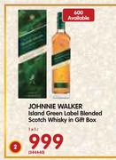 Johnnie Walker Island Label Blended Scotch Whisky In Gift Box-750ml