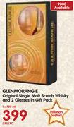 Glenmorangie Original Single Malt Scotch Whisky and 2 Glasses in Gift Pack-750ml