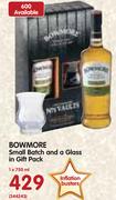 Bowmore Small Batch 750ml And a Glass In Gift Pack