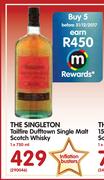 The Singleton Dufftown Single Malt Scotch Whisky-750ml