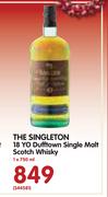 The Singleton 18 YO Dufftown Single Malt Scotch Whisky-750ml