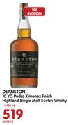 Deanston 10 YO Pedro Ximenez Finish Highland Single Malt Scotch Whisky-750ml