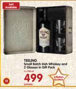 Feeling Small Batch Irish Whiskey And 2 Glasses In Gift Pack-1x750ml