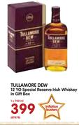 Tullamore Dew 12 YO Special Reserve Irish Whiskey In Gift Box-1x750ml