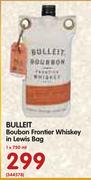 Bulleit Bourbon Frontier Whiskey In Lewis Bag-1x750ml