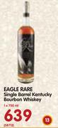 Eagle Rare Single Barrel Kentucky Bourbon Whiskey-1x750ml