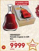Hennessy Paradise Cognac In Gift Box-1x750ml