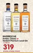 Inverroche Amber/Classic Or Verdant Premium Local Gin-1x750ml