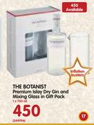 The Botanist Premium Islay Dry And Mixing Glass In Gift Pack-1x750ml