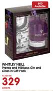 Whitley Neil Protea And Hibiscus Gin And Glass In Gift Pack-1x750ml