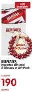Beefeater Imported Gin And 2 Glasses In Gift Pack-1x750ml