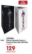 Lovoka Creme Caramel Creme Or Coconut Prism Box Gift Pack-1x750ml