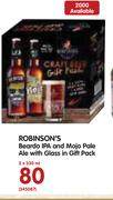 Robinson’s Beardo IPA And Mojo Pale Ale With Glass In Gift Pack-2x330ml