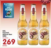 Sol Imported Mexican Beer NRBS-24x330ml