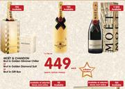 Moet&Chandon Brut In Golden Glimmer Chiller/Brut In Golden Diamond Suit Or Brut In Giftbox-750ml EA