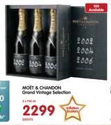 Moet & Chandon Grand Vintage Selection-3x750ml