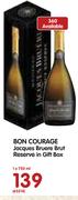 Bon Courage Jacques Bruere Brut Reserve In Gift Box-1x750ml