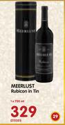 Meerlust Rubicon In Tin-1x750ml