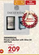 Diemersdal Private Collection With Olive Oil Gift Pack-1x750ml