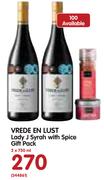 Verde EN Lust Lady J Syrah With Spice Gift Pack-2x750ml