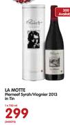 LA Motte Pierneef Syrah/Viognier 2013 In Tin-1x750ml