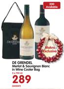 DE Grandel Merlot & Sauvignon Blanc In Wine Cooler Bag-2x750ml