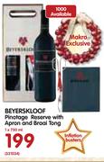 Beyerskloof Pinotage Reserve With Apron And Braai Tong-1x750ml