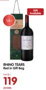 Rhino Tears Red in Gift Bag-1.5Ltr