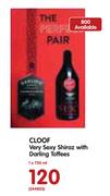 Cloof Very Sexy Shiraz with Darling Toffees-750ml