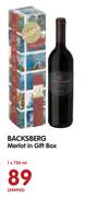 Backsberg Merlot in Gift Box-750ml